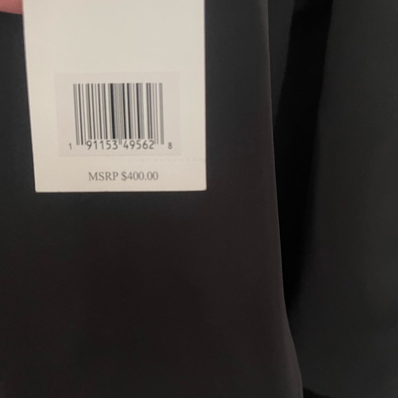 Jason Wu black designer buttoned down blouse NWT - Picture 2 of 3